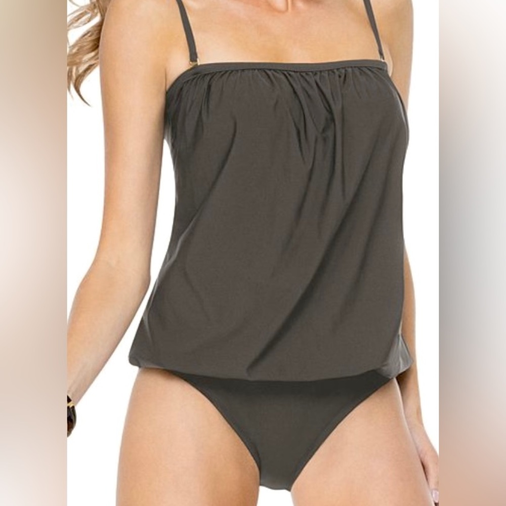 Spanx: Bold Blouson One-Piece, Flint grey